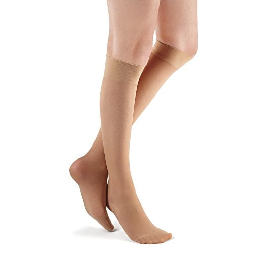 Futuro Bas Genoux Transparents, Nude, 71060en, Moyen