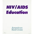 thumbnail image 2 of American Red Cross 20x23 Black Ornate Framed Double Matted Museum Art Print Titled: Hiv-Aids Education (1990), 2 of 5