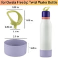thumbnail image 3 of Funda de silicona para botella de agua Owala FreeSip Twist 700 mL paquete de 4, 3 of 8