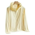 thumbnail image 3 of Chaqueta de protección solar femenina oso de fresa amarilla L, 3 of 10
