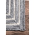 thumbnail image 7 of nuLOOM Braided Kaiser Pinstripe Border Area Rug or Runner, 7 of 7