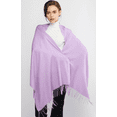 thumbnail image 3 of RIIQIICHY Lavender Pashmina Winter Scarf for Women Shawl Wrap for Dresses Wedding Shawl for Bridesmaids, 3 of 7