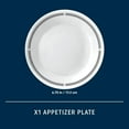 thumbnail image 3 of Corelle Brasserie 6.75" Glass Appetizer Plate, 3 of 4