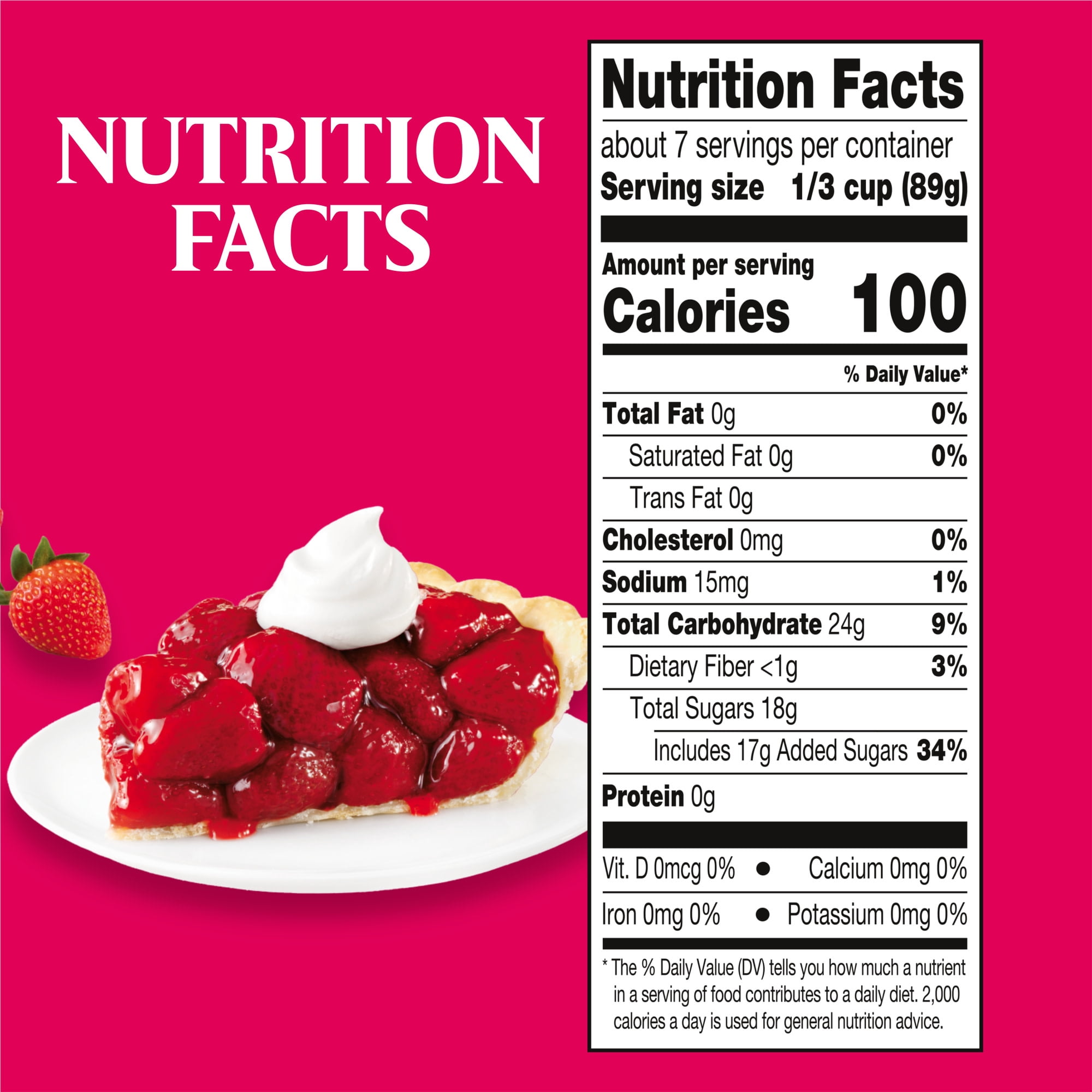 (3 pack) Duncan Hines Comstock, Premium Strawberry Pie Filling & Topping, Ready to Use, 21 oz.