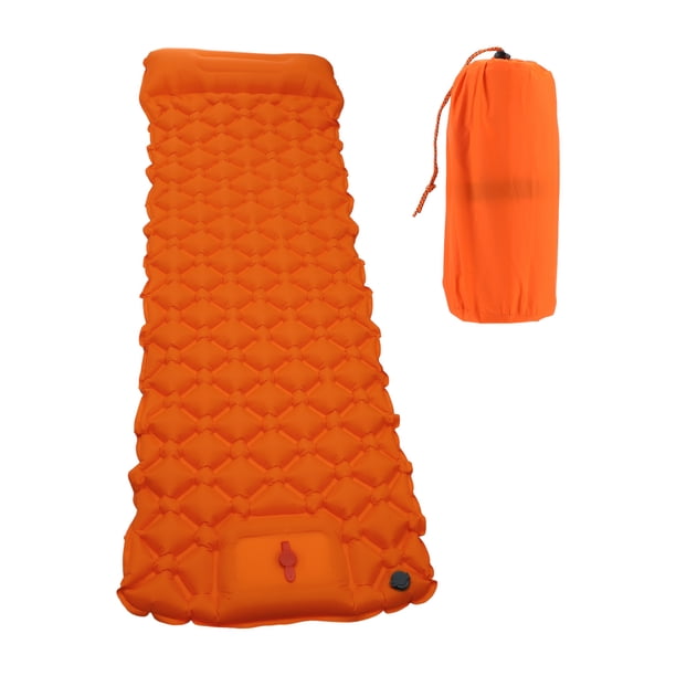 Almohadas de Camping Únicas, Esteras de Camping No Unibles con Almohada para Camping, Mochilero y Senderismo, Naranja
