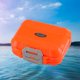 thumbnail image 4 of Caja de cebo de pesca portátil con compartimentos, cajas de anzuelos para señuelos de cebo (trompeta naranja) Ndcxsfigh Para Estrenar, 4 of 6