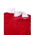 thumbnail image 6 of DPOIS Women's Ice Skating Dress Christmas Long Sleeve Velvet Performance Dresses Red Small, 6 of 7
