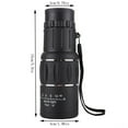 Striped Design Telephoto Lens Monocular Telescope 16x Magnification
