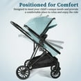 thumbnail image 4 of Cochildor Lite 2.0 Baby Stroller with Bassinet Mode - 3-Position Reversible Lightweight Stroller for 0-36 Months, Foldable Compact Travel Stroller with UPF 50+ Canopy, Blue, 4 of 9