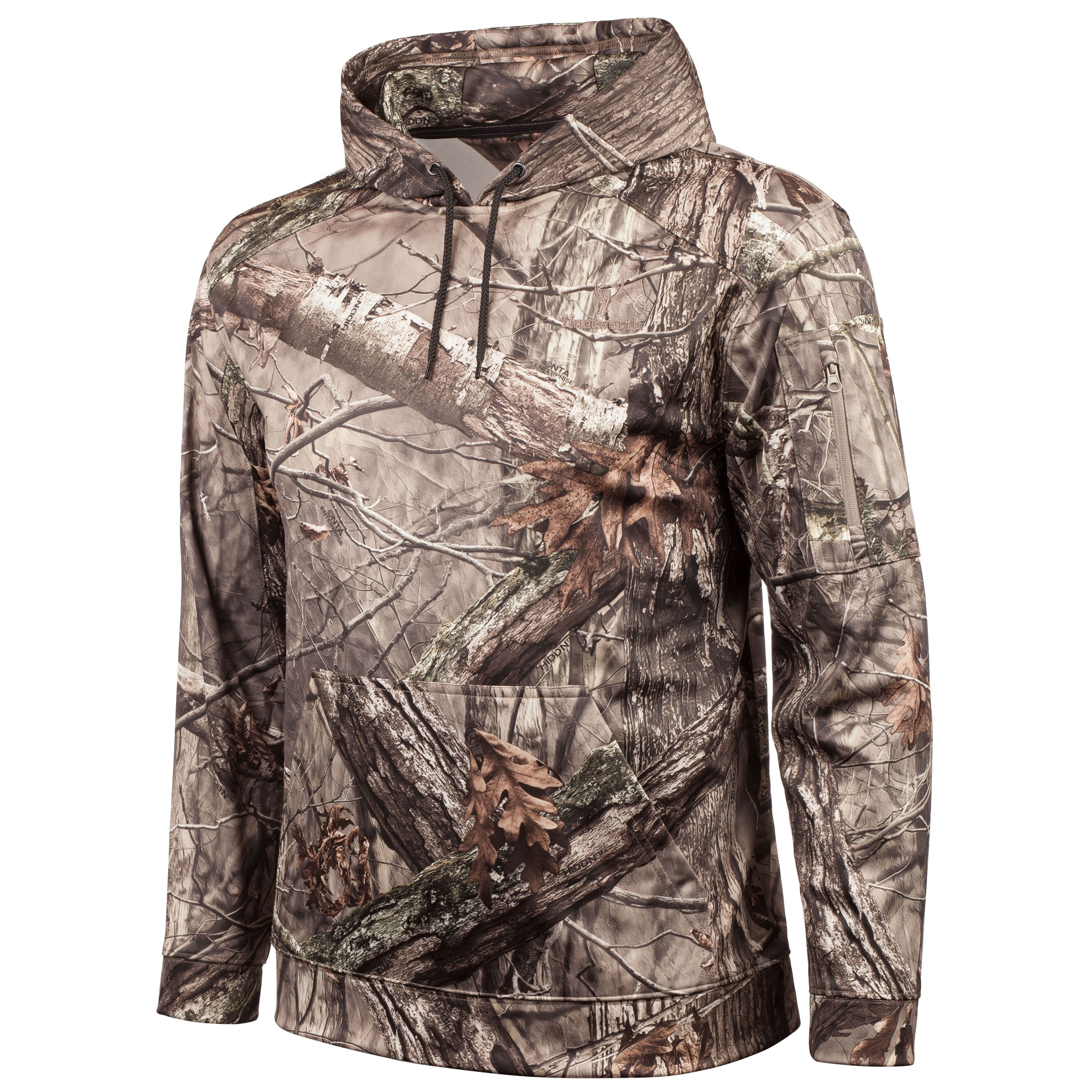 Huntworth - Men's Hidd'n Camo Performance Hoodie Medium - Walmart.com ...