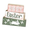 thumbnail image 4 of 3x Letrero de mesa de mesa de Pascua de madera interior para decoración del hogar Decoraciones de mesa de Pascua versátiles para sala de estar de de Pascua, 4 of 8