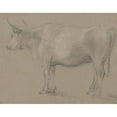 thumbnail image 3 of Thomas Gainsborough 14x12 Black Modern Framed Museum Art Print Titled - Study of a Cow (Between 1755 and 1760), 3 of 5