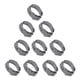 thumbnail image 1 of 2x 10 Pedazos Abrazadera de Mangueras Hidráulicas Oído Hecho de material acero Inoxidable Cola Abrazaderas de manguera de acero inoxidable, 1 of 8