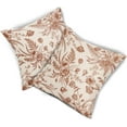 thumbnail image 5 of Brown Red Flowers Pillow Covers 20x20 Inch 2 Packs Fall Brown Red Floral Morden Throw Pillows Brown Autumn Flowers Decorative Cushion Cover for Patio Furniture Sofa Bedroom Indoor/Outdoor Party, 5 of 7