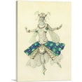 thumbnail image 1 of ARTCANVAS Costume Design For Tamara Karsavina As Fiancee In Blue God 1911 Canvas Art Print by Leon Bakst - Size: 18" x 12" (1.50" Deep), 1 of 9