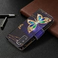 thumbnail image 5 of Dteck For Samsung Galaxy S20+ 6.7 inch Magnetic Patterned Leather Wallet Zipper Card Holder Stand Case Cover,Big Butterfly, 5 of 5