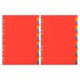 thumbnail image 1 of 2 juegos de separadores de plástico para carpetas con pestañas numéricas del 1 al 31, hojas separadoras de páginas insertables, separadores de índice para planificador, diario, cuaderno., 1 of 7