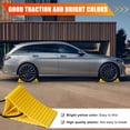 thumbnail image 6 of Wheel Chocks for RV Trailer, 4 Pack Non Slip Wheel Chocks for Travel Trailers with Rope for Easy Removal, Lightweight Plastic Wheel Stoppers Block for Camper Cars Trucks, 6 of 9