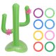 thumbnail image 1 of 1 juego de juguetes inflables de cactus para playa, juguetes de verano, anillos, juegos de bucle, suministros, 1 of 5