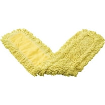 48 in. Trapper Commercial Looped-End Launderable Dust Mop (Yellow)