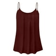 thumbnail image 4 of LYXSSBYX Tank Top for Women Clearance Women's Fashion Solid Color Vest Sleeveless Blouse Rond-neck Suspenders Tops, 4 of 4