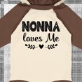 thumbnail image 4 of Inktastic Nonna Baby Clothes Grandchild Girls Long Sleeve Baby Bodysuit, 4 of 5