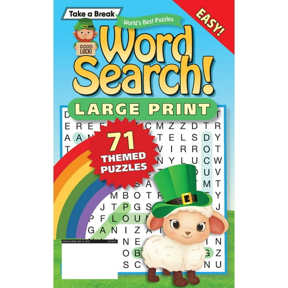 World's Best Puzzle - Word Search 25.02.07: 71 Large Print Themed Puzzles, St. Patrick's Day Edition! Time To Unwind, Relax, Solve Embrace The Gold Luck With This Festive Word Search!