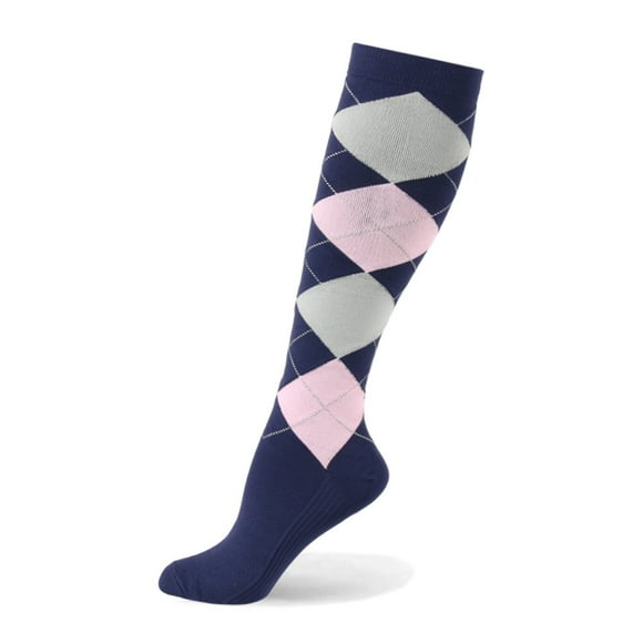 Nvzi Compression Socks for Women & Men-1 Pairs 20-30mmhg Support Running Nurse Travel,S/M,Pink