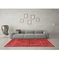thumbnail image 3 of Ahgly Company Indoor Rectangle Oriental Red Industrial Area Rugs, 7' x 9', 3 of 4