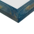 thumbnail image 4 of Rustic Wooden Picture Frame 24x36 – Solid Pine Distressed Wood Poster Photo Frame for Wall Hanging Display, Blue, 4 of 6