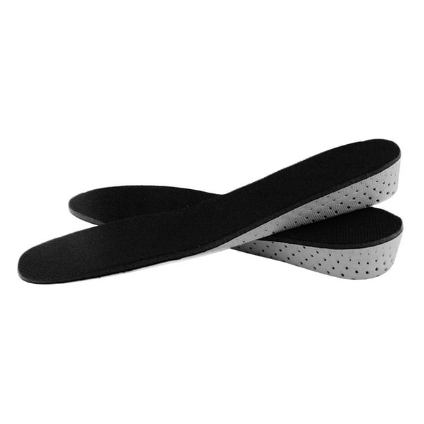 Plantilla transpirable invisible de EVA recortable para zapatos, con aumento de altura lento - Talla 35-44 (1,5 cm)