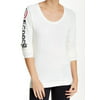Reebok NEW White Ivory Womens Medium M Burnout Shirt Athletic Apparel