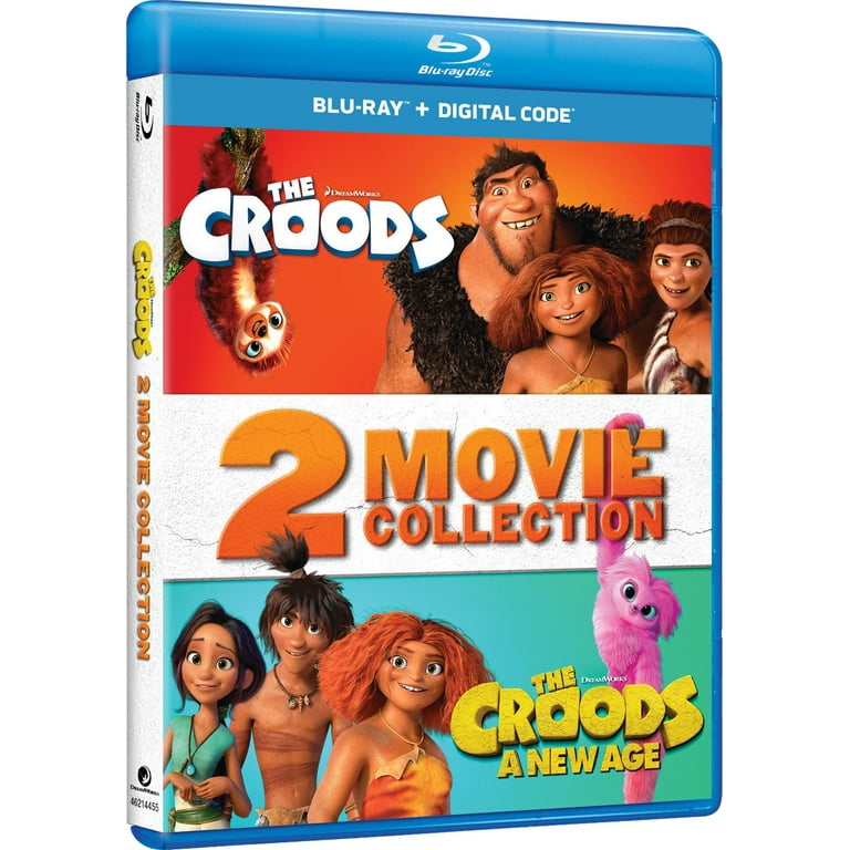 Walmart Exclusive: The Croods Family Blu-Ray Movies