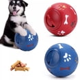 thumbnail image 2 of Juguete rompecabezas para perros y mascotas, divertido y resistente, con forma de pelota de premios, dispensador interactivo de comida mental M9G8, 2 of 8