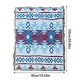 thumbnail image 3 of Bohemian Picnic Blanket - Extra Large Waterproof Outdoor Blanket, Sandproof & Machine Washable, Thickened Soft Portable Mat for Beach, Camping, Park - Foldable & Lightweight, 3 of 9