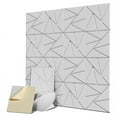 thumbnail image 1 of 16Pcs Acoustic Panel with Self-Adhesive,12X12X0.4in Sound Proof Panel,Sound Panel High Density Studio Office,1, 1 of 7
