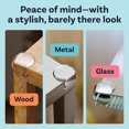 thumbnail image 3 of Table Corner Protectors for Baby, Furniture Corner Protectors, Circular-Shaped Baby Proof Corners and Edges Protectors, Avoiding Being Touched (12 Pack), 3 of 7