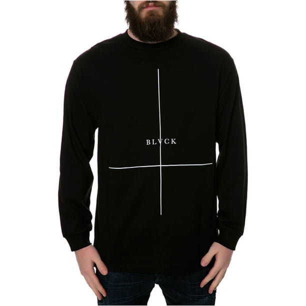 Camiseta gráfica The Crossed LS Black Scale Hombre Negra Pequeña