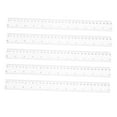 thumbnail image 6 of HEMOTON 5pcs Plastic Rulers Length Measuring Straight Ruler For Classroom Office Students Architecture Rulers Measuring Ruler Straight Ruler For Students, 6 of 8