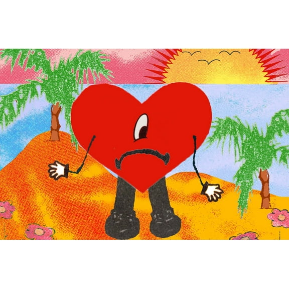 Whimsical Practicality's Bad Bunny Verano Sin Ti Edible Icing Image Cake Topper-1/4 Sheet or Larger