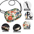 thumbnail image 3 of FORMRS Mini Crossbody Bag for Women Adjustable Rope Shoulder Casual Phone Purse, Colorful Flowers Pattern, 3 of 7