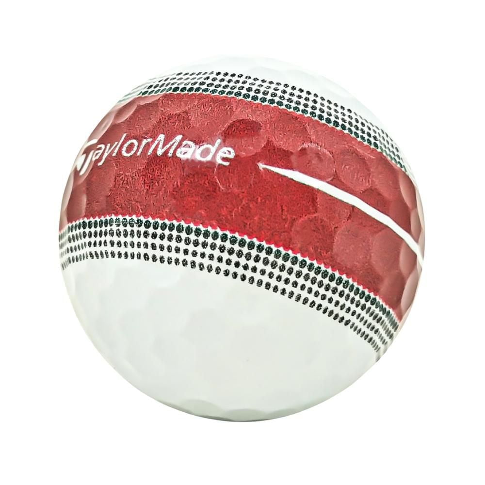 Mulligan - 12 balles de golf récupérées Taylormade Tour Response Stripe 5A Mint, rouges