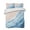 Navy Blue, variant on Quilts King Size Bedding Set, Teal Blue Waves Coastal Lightweight Quilted Comforter, Summer Beach Ocean Seaside Soft Reversible Bedspread Coverlet with Pillow Covers for All Season, 96" x 106"