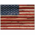 thumbnail image 2 of Area Rugs Indoor Non-Slip Rectangle Rug 4x6 Ft Independence Day Wooden Abstract American Flag Rug Rubber Backing Floor Mats Non Shedding Home Decor Carpet for Entryway Living Room, 2 of 8
