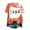 Orange, variant on Womens Bleached Sublimation Blanks Shirts Leopard Graphic Tees Tops Short Sleeve Polyester Tshirts Cute Items Clothes Wine,Size XXL