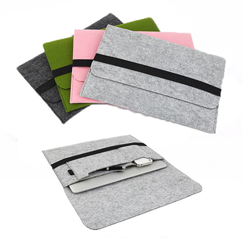 Woolen Felt Envelope Laptop Sleeve Bag Cover Case For MacBook Air Pro 11" 13" 15 