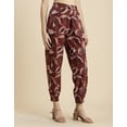 thumbnail image 3 of Moomaya Printed Elastic Waist Boho Pajama Pants, Cotton Yoga Pants With Pockets, 3 of 9