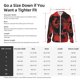 thumbnail image 5 of Fotbe Red And Black Abstract Skull Chaqueta con Protección Solar UPF 50+ para Hombre y Mujer, Camisa con Capucha y Bolsillos-Small, 5 of 7