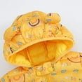 thumbnail image 5 of Zshosam Baby Boys Jacket Winter Coat Boy's Winter Coat Kids Puffer Jacket Water Resistant Bubble Outerwear Fleece Heavyweight with Hood Size 12 18 Months,(Yellow 12-18 Months), 5 of 8