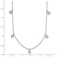 thumbnail image 2 of Auriga 18K White Gold Diamond Stations Necklace for Women 16" (0.35ct, Color- G-H, Clarity- SI1), 2 of 5